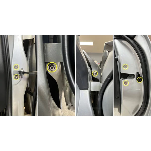 Dress Up Bolts Titanium Hardware Door Kit - Toyota Supra MKIV 93-02 - Image 2