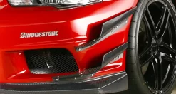 Varis Hiper Canard Double, Carbon - Mitsubishi CZ4A Evo X 08-15