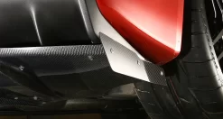 Varis Side Splitter Fin, Carbon - Mitsubishi CZ4A Evo X 08-15