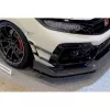 Varis Arising-II Double Canard Option For Varis Front Bumper (Carbon) - Honda Civic Type R FK8 17-21