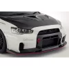 Varis Replacement Front Lip For Front Bumper Version 3 (2017 Spec) Carbon - Mitsubishi EVO X '17 Ver. Ultimate 08-15