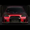 Varis Wide Body Version 2 Parts - Front Bumper V3 + Wide Lip, FRP - Mitsubishi CZ4A Evo X 08-15