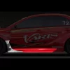Varis Wide Body Version 2 Parts - Wide Side Skirts, Carbon - Mitsubishi CZ4A Evo X 08-15