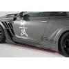 Varis Side Skirt Version 2, Underboard Carbon, Side Louver Carbon - Nissan GT-R R35 09+