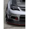 Varis Hyper Canard Set, Double, Carbon - For Widebody Bumper - Subaru GVB Impreza STI Sedan 11-14