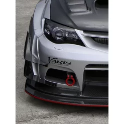 Varis Widebody Hyper Canard Set, Double, Carbon - For Widebody Bumper - Subaru GRB WRX STI 08-14