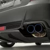 Varis Rear Diffuser, Carbon (Aftermarket Exhaust) - Subaru GVB Impreza STI Sedan 11-14