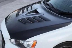 Varis Vented Hood Ver. 2 (FRP) - Mitsubishi CZ4A Evo X 08-15