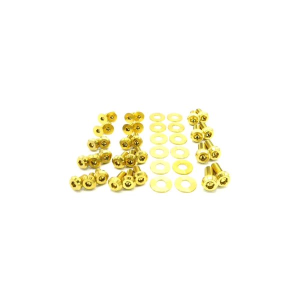 Dress Up Bolts Titanium Hardware Door Kit - Volkswagen GTI MK7 15-21 (Gold)