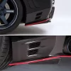 Varis Rear Underskirt Side Splitter Fin (CF) - Nissan GT-R R35 09+