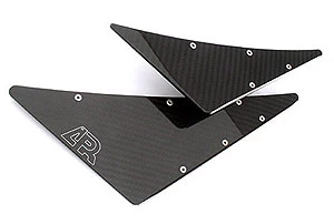 APR Performance Carbon Fiber Canard Set - Mitsubishi EVO 9 06-07