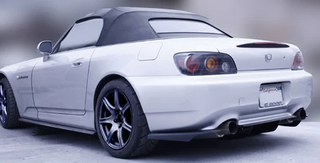 Downforce DF-R Carbon Rear Canards - Honda S2000 04-09 (AP2) Twill Carbon