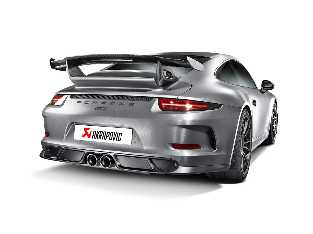 Akrapovic Rear Carbon Fiber Diffuser - Porsche 911 GT3 (991.1) - Image 4