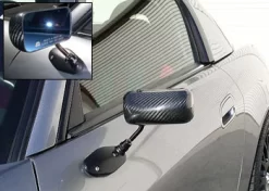 APR Performance Formula GT3 Carbon Fiber Mirror (Black Base) - Honda S2000 00-09