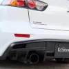 Varis Rear Bumper - Mitsubishi Evo X 08-15