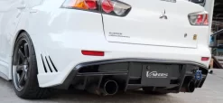 Varis Rear Bumper - Mitsubishi Evo X 08-15